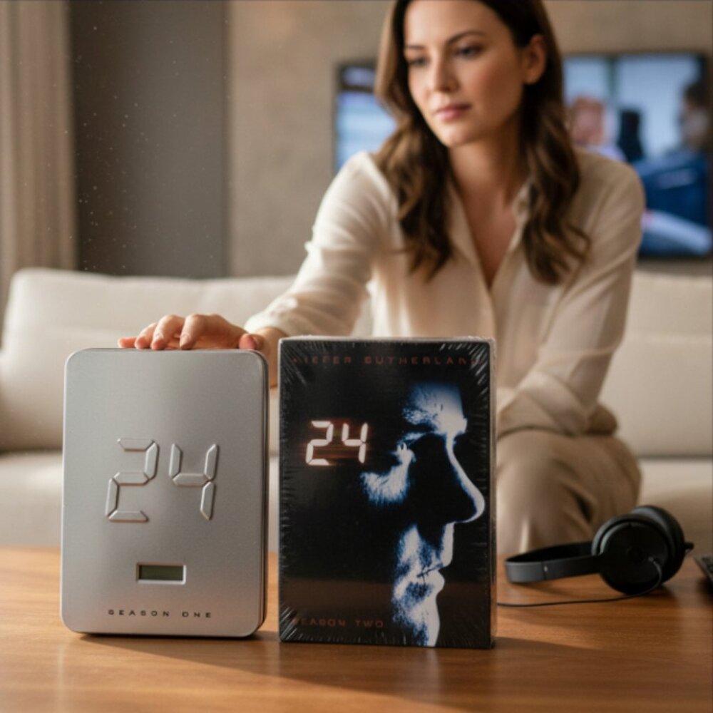 "24" SEASONS 1 & 2 -- DVD Box Sets, Entire Season 1/2, Jack Bauer Action Classic